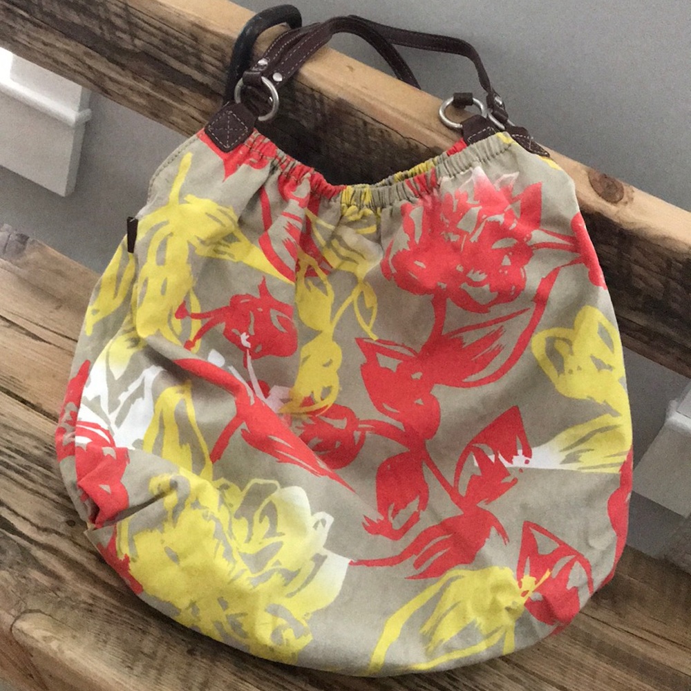 AE - Large cotton hobo bag in X-condition.